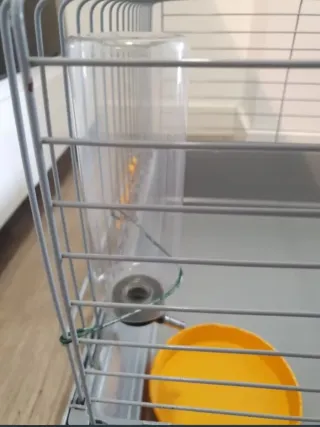 Jaula para roedores con complementos