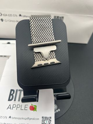 Correa Apple Watch Milanese Loop Plata