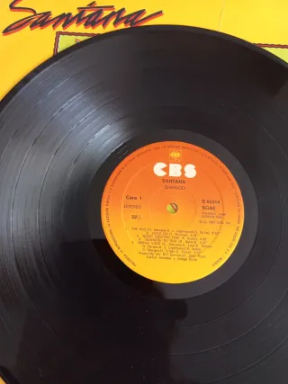 Vinilo Santana Shango 1982