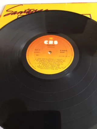 Vinilo Santana Shango 1982