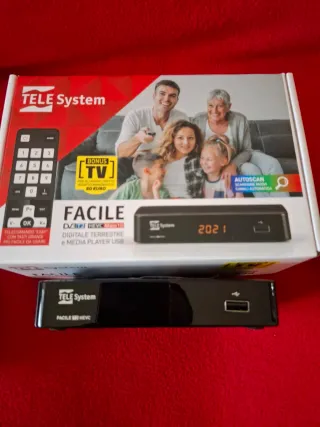 Decoder Digitale Terrestre Tele System DVB-T2