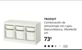 Cajonera Ikea TROFAST 2 unidades