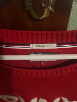 Jersey Tommy Hilfiger Rojo Talla L