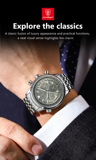 Reloj POEDAGAR Hombre Cronógrafo