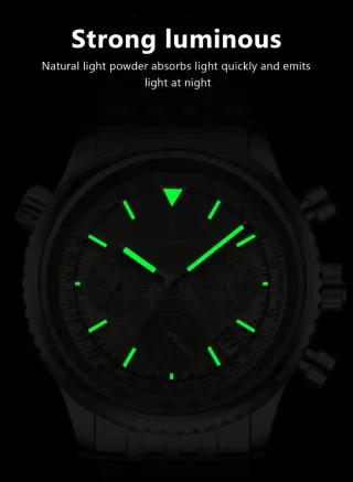 Reloj POEDAGAR Hombre Cronógrafo