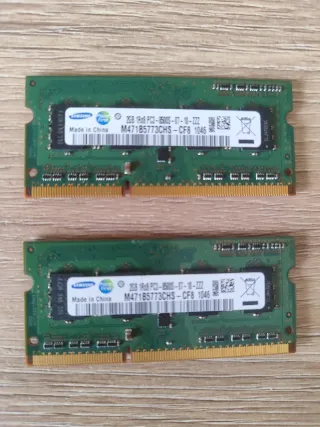 2x Módulos Memoria RAM Samsung 2GB DDR3 PC3-8500S