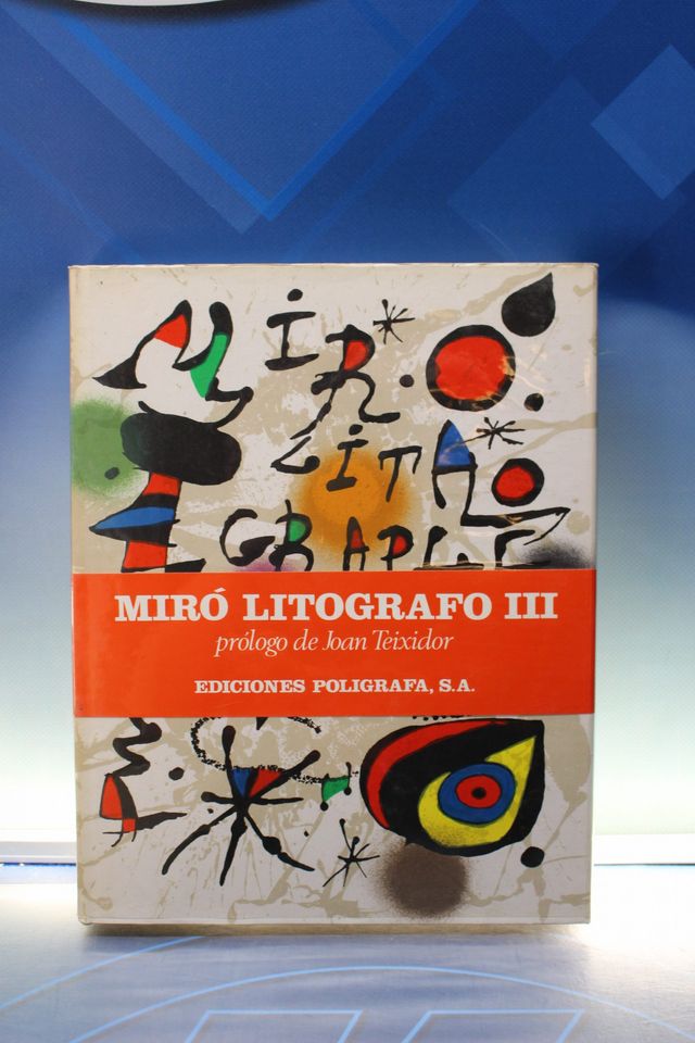 Libros de arte. Miró Litógrafo. Maeght Éditeur y Ediciones Polígrafa. Volúmenes I – V.