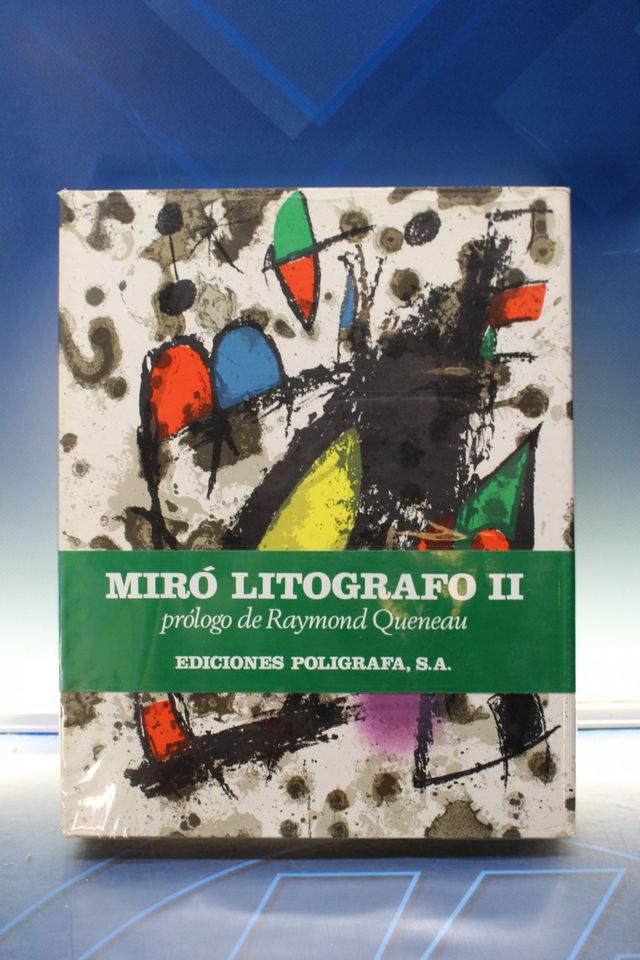 Libros de arte. Miró Litógrafo. Maeght Éditeur y Ediciones Polígrafa. Volúmenes I – V.