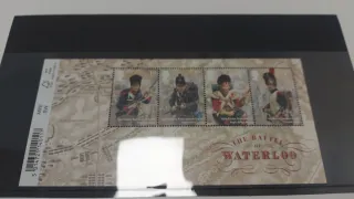 Sellos Jersey Post Batalla de Waterloo