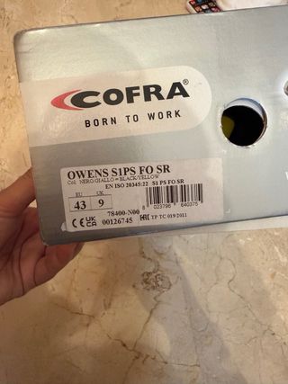 Zapatos de seguridad para trabajo