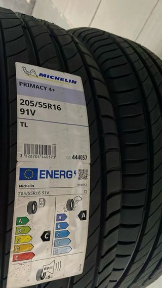 4 Neumáticos Michelin Primacy 4+ 205/55R16 91V