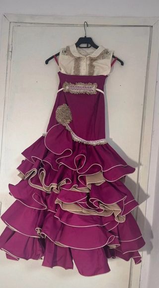 Traje Flamenca Niña Dos Piezas