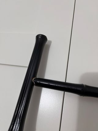 Escalera decorativa bambú negra