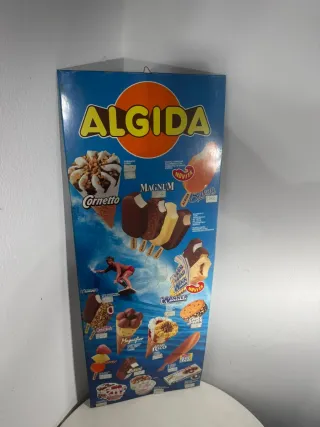 Insegna Listino Prezzi Gelati Algida
