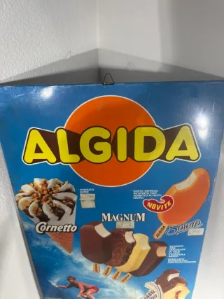 Insegna Listino Prezzi Gelati Algida