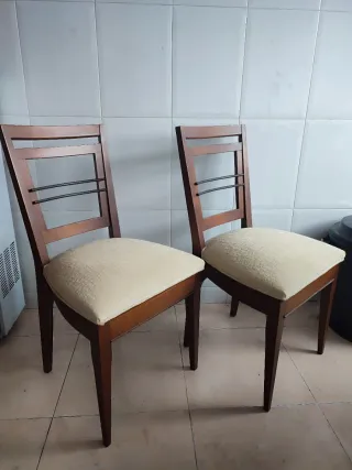 Juego de 6 sillas de comedor, marca altotera