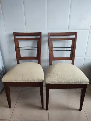 Juego de 6 sillas de comedor, marca altotera