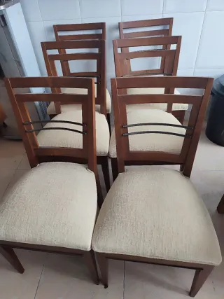 Juego de 6 sillas de comedor, marca altotera