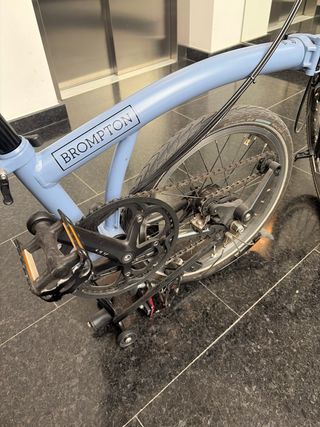 Bicicleta Brompton Azul C-line M6L