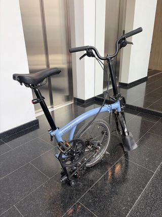 Bicicleta Brompton Azul C-line M6L