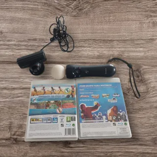 Pack PS3 Move ( Cámara + Mando + 2 juegos ).