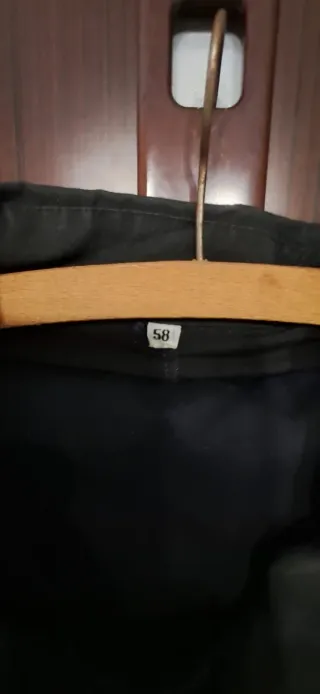 Giacca nera stile militare