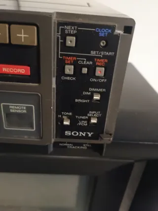 Vídeo Betamax Sony SL-C80E – Funcionando –