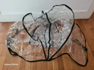 2 Plásticos lluvia capazos Baby Monster Easy Twin