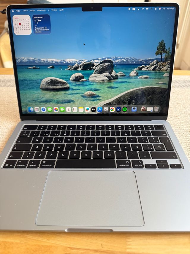 MacBook Air 13 M4 2026 16GB 256GB SSD Plata