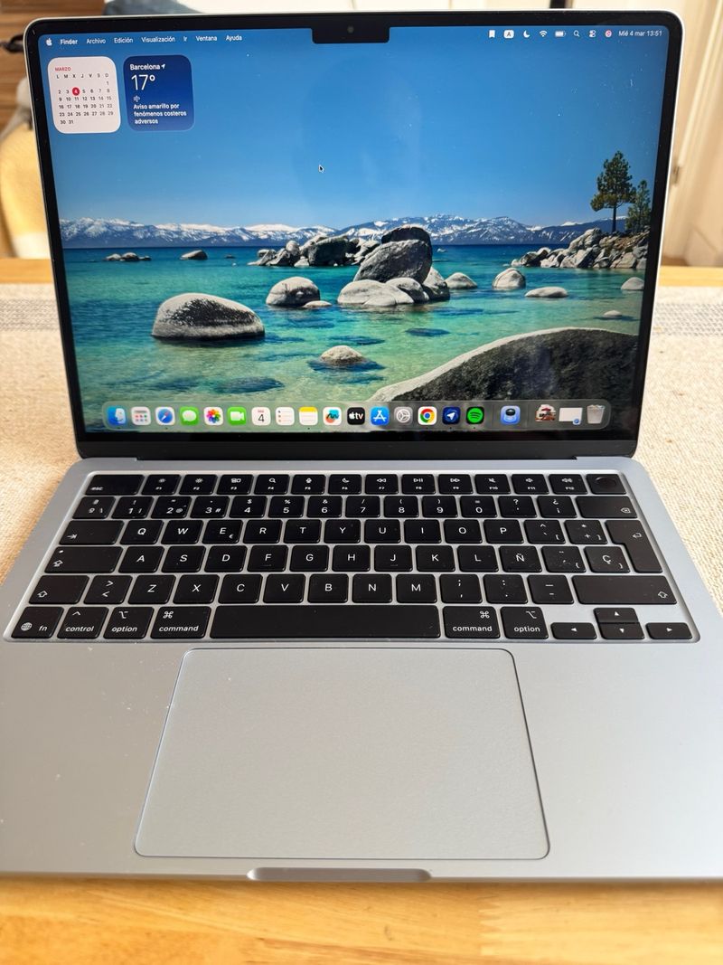 MacBook Air 13 M4 2026 16GB 256GB SSD Plata