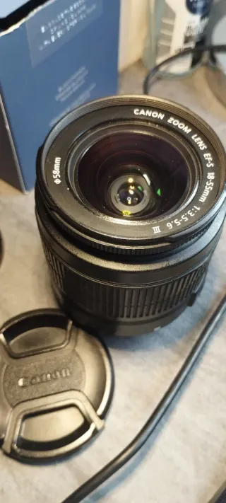 Objetivo Canon EFS 18-55mm AF Roto o uso en manual