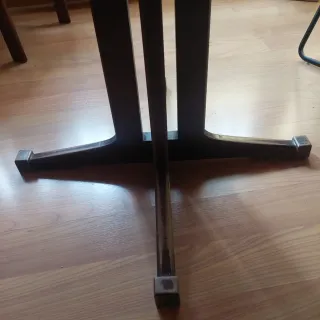 Mesa redonda extensible madera