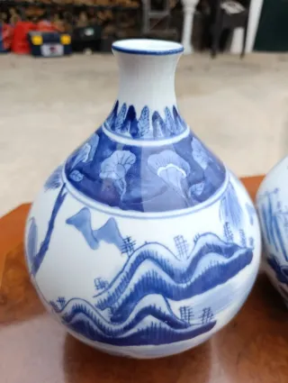 Jarrones porcelana estilo chino