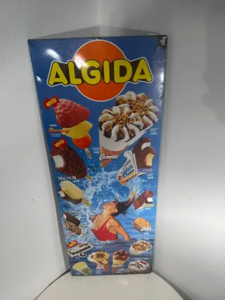 Insegna Listino Prezzi Gelati Algida Vintage