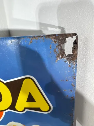 Insegna Listino Prezzi Gelati Algida Vintage