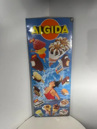 Insegna Listino Prezzi Gelati Algida Vintage