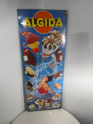 Insegna Listino Prezzi Gelati Algida Vintage
