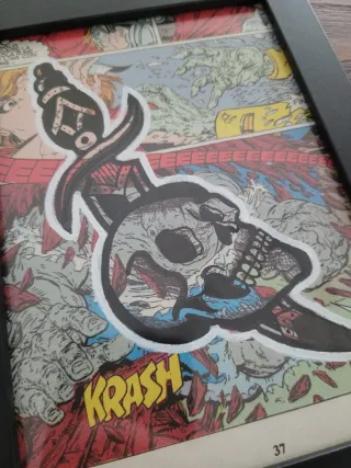 Quadro Pop Art Teschio marvel