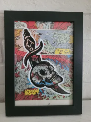 Quadro Pop Art Teschio marvel
