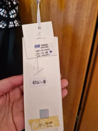 Abito elegante sirena nero