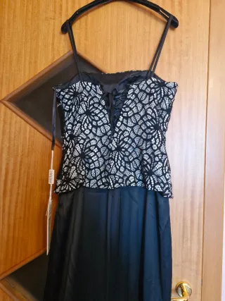 Abito elegante sirena nero