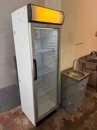 Nevera expositora cristal