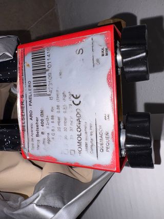 Paellero a gas 38cm con 2 cerchi