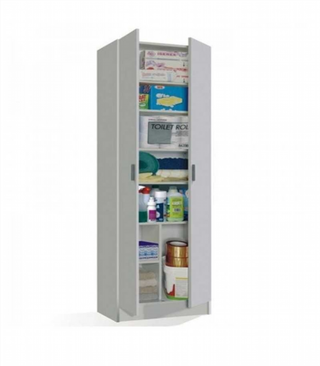 Zapatero Alto 2 Puertas. Blanco