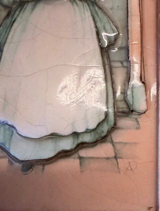 Cuadro Porcelana-Madera de Anton Piek