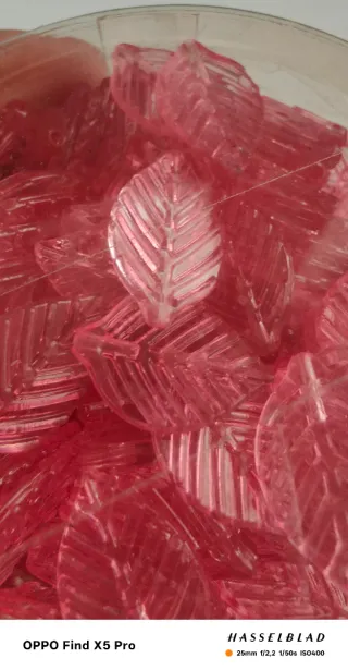 Foglie decorative rosa