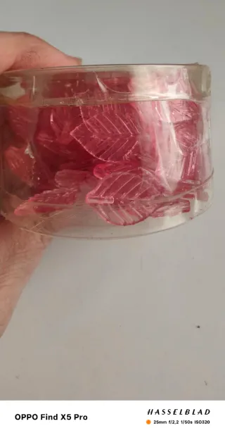 Foglie decorative rosa