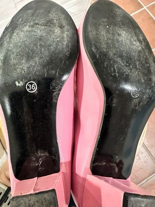 Zapatos Flamenca Rosa Tacón