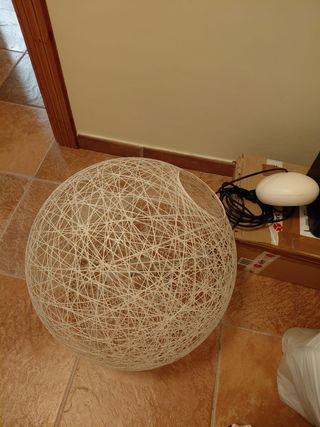 Lámpara colgante de hilo para salón