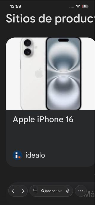 iPhone 16 Blanco con cargador incluido original